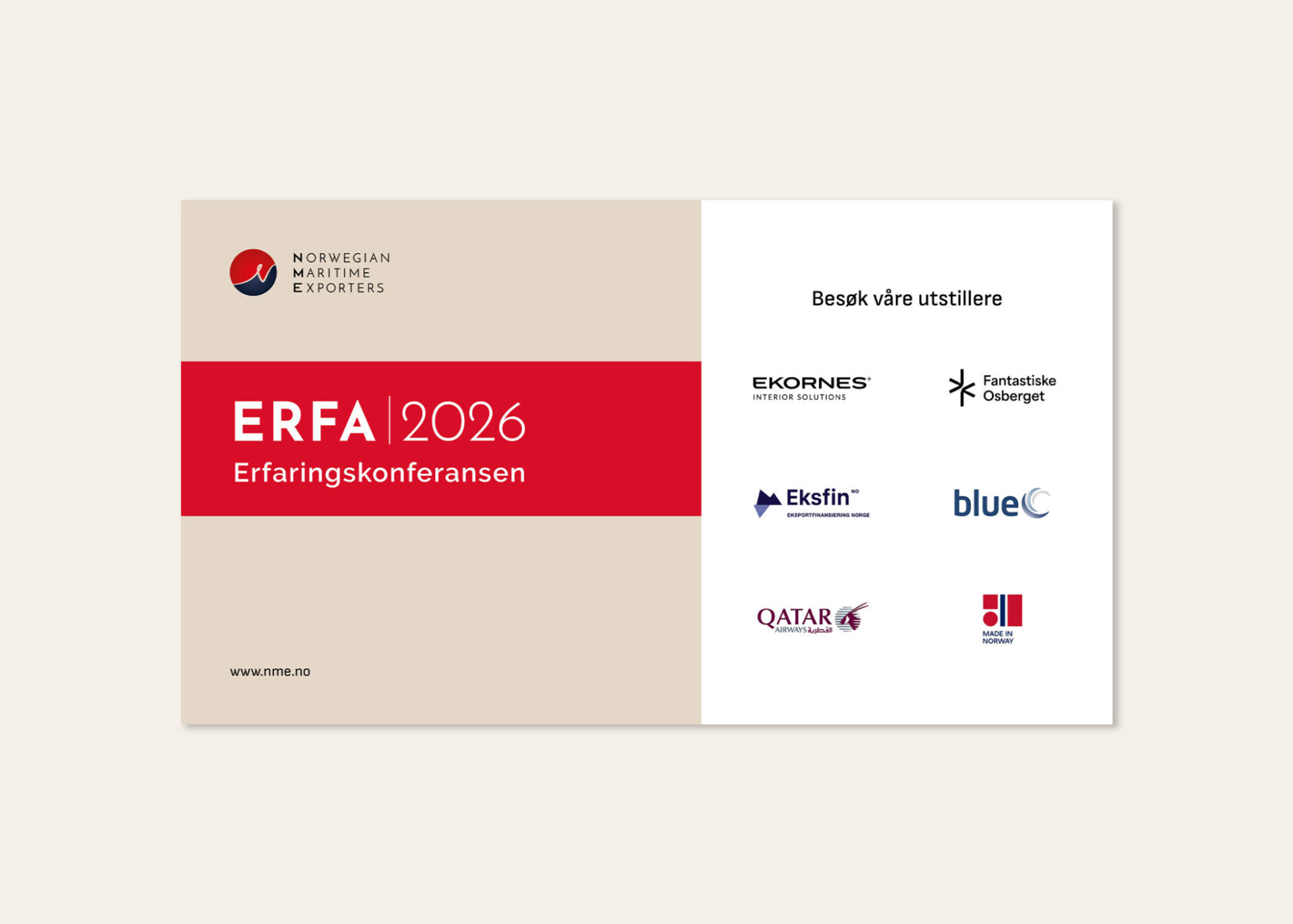 Presentasjon av utstillere på Erfaringskonferansen 2026