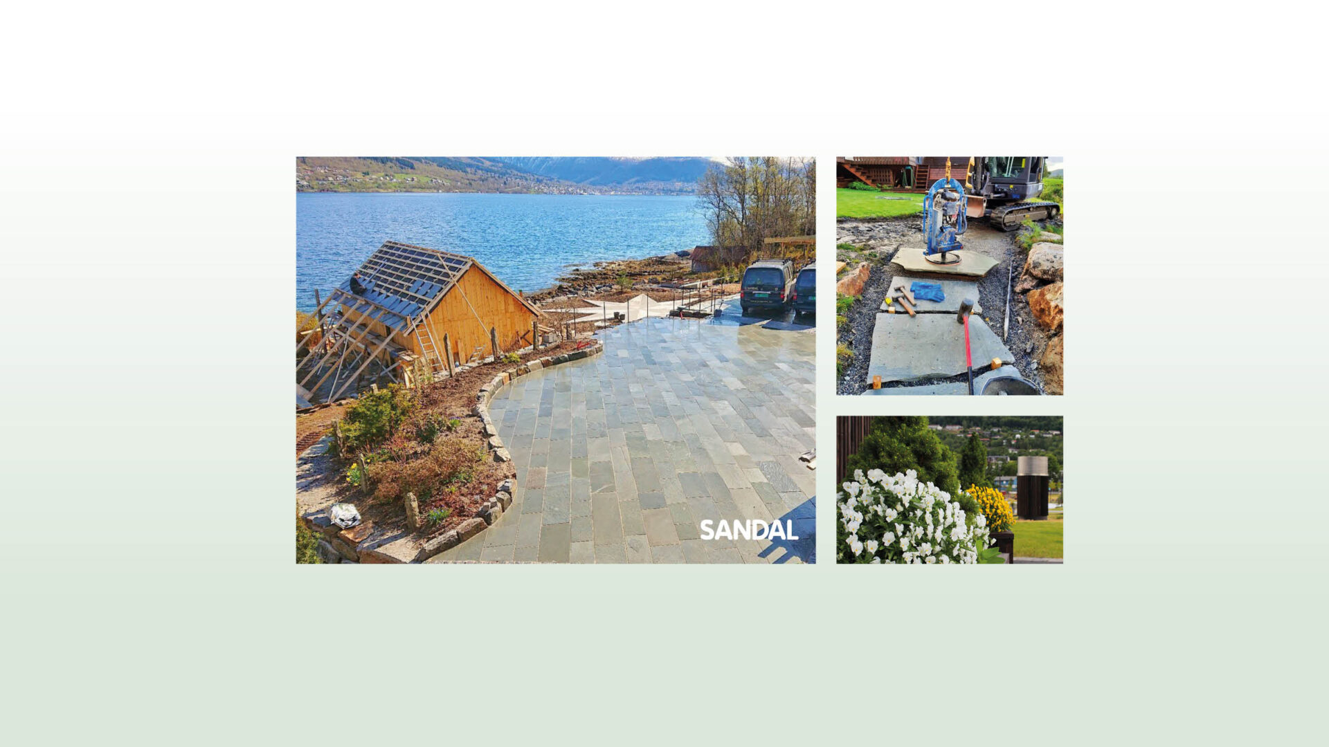 bilde av hus med grusplass