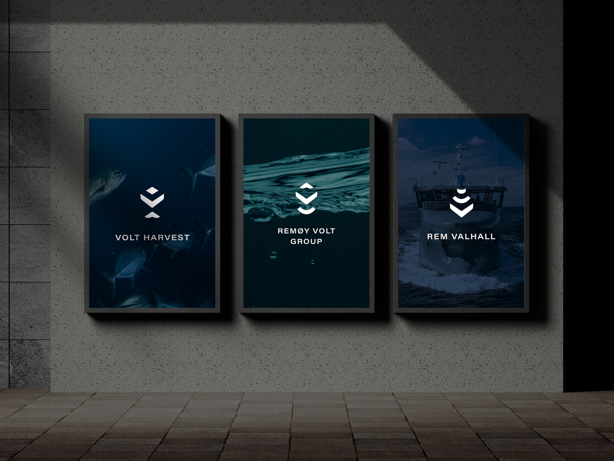 visuell identitet for maritimt konsern