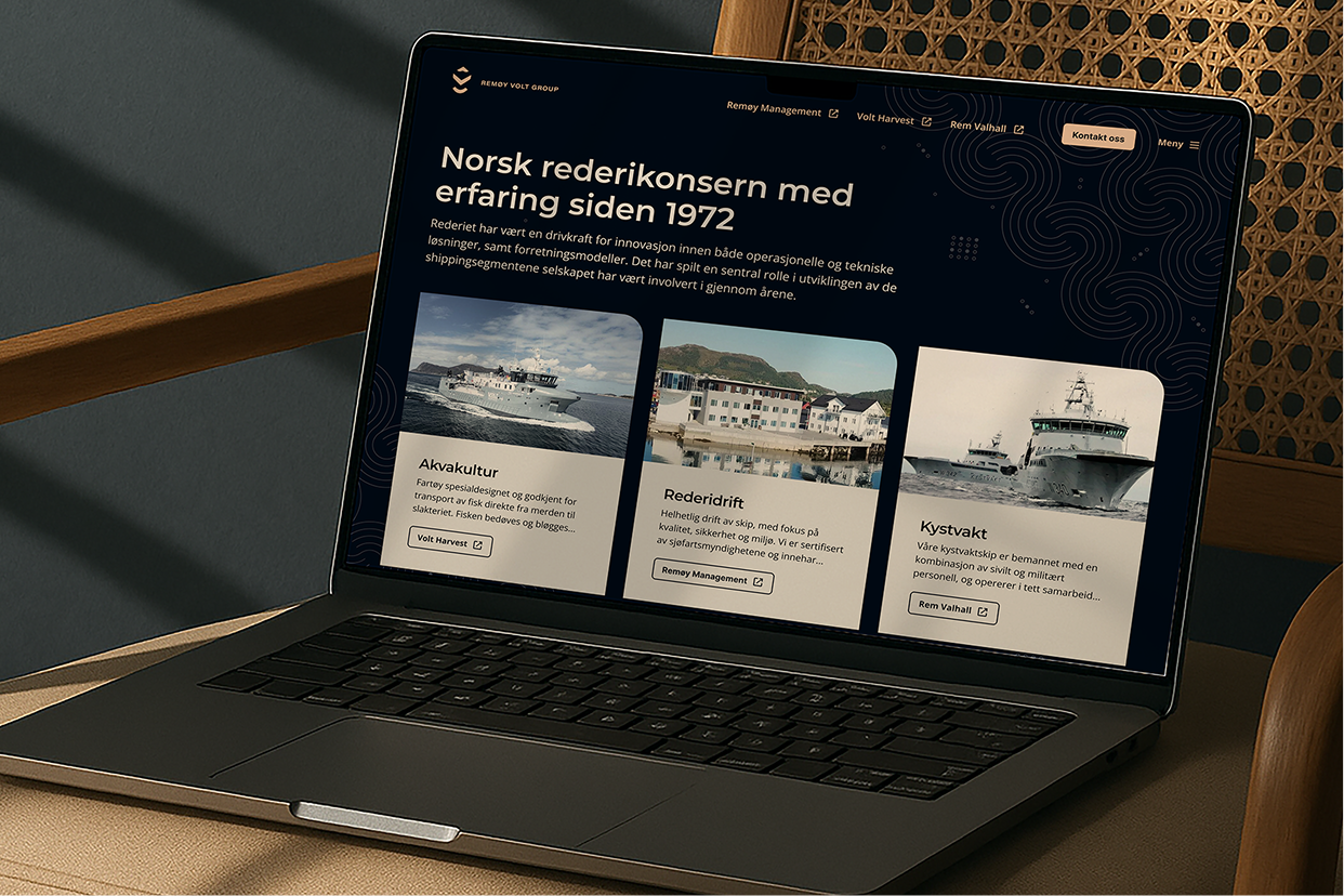 Remøy volt group nettside