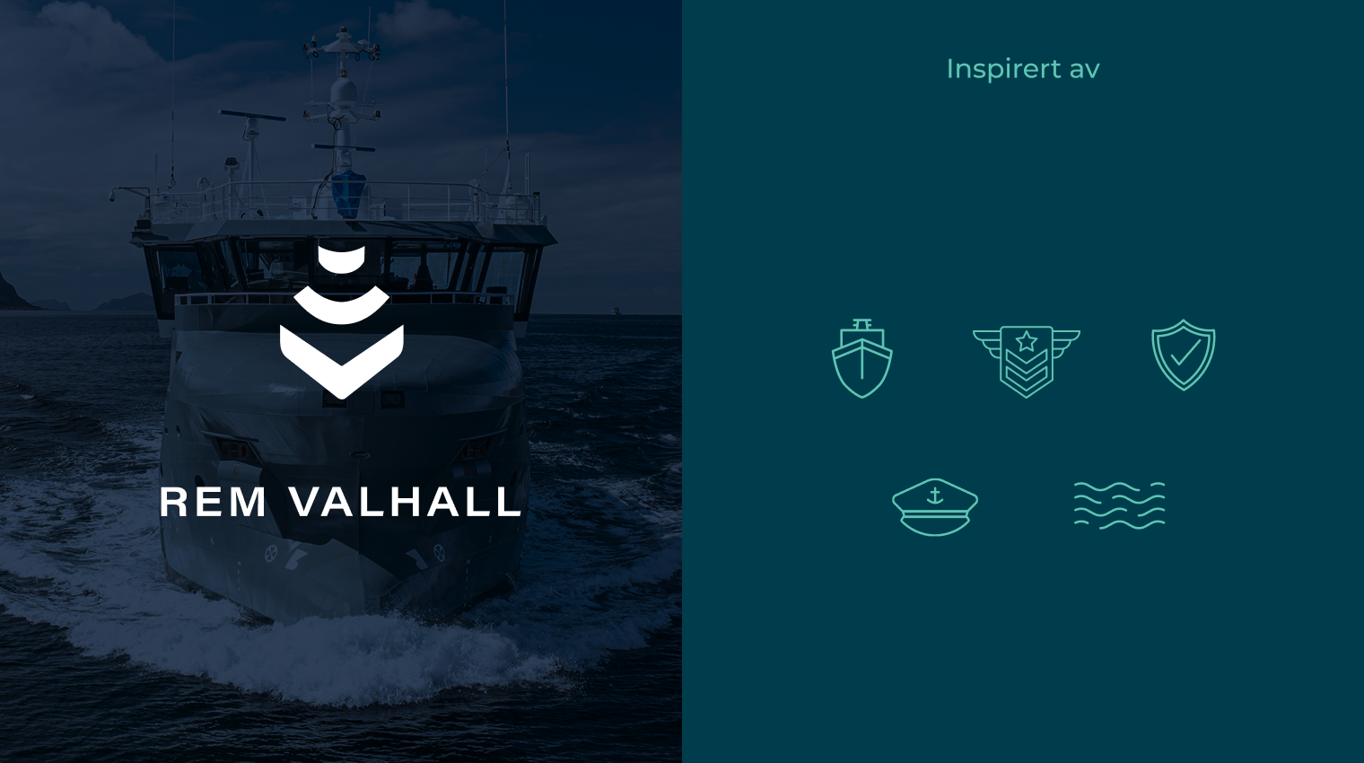 Rem Valhall logo og visuell profil
